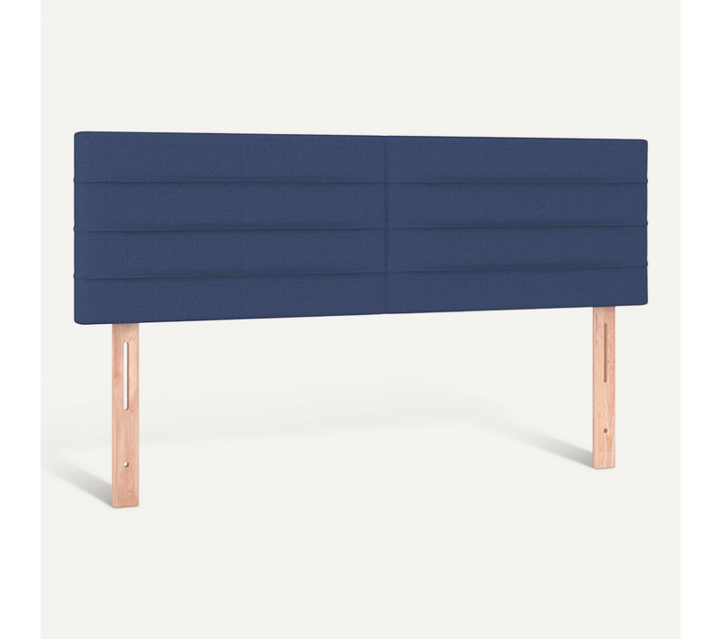Têtes De Lit Bleu 144x5x78/88 Cm Tissu