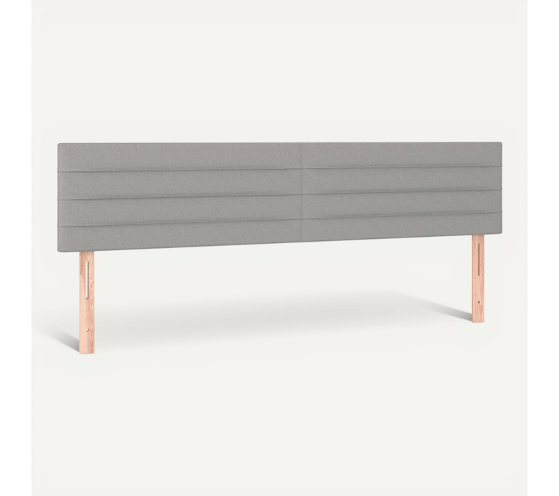 Têtes De Lit Gris Clair 160x5x78/88 Cm Tissu