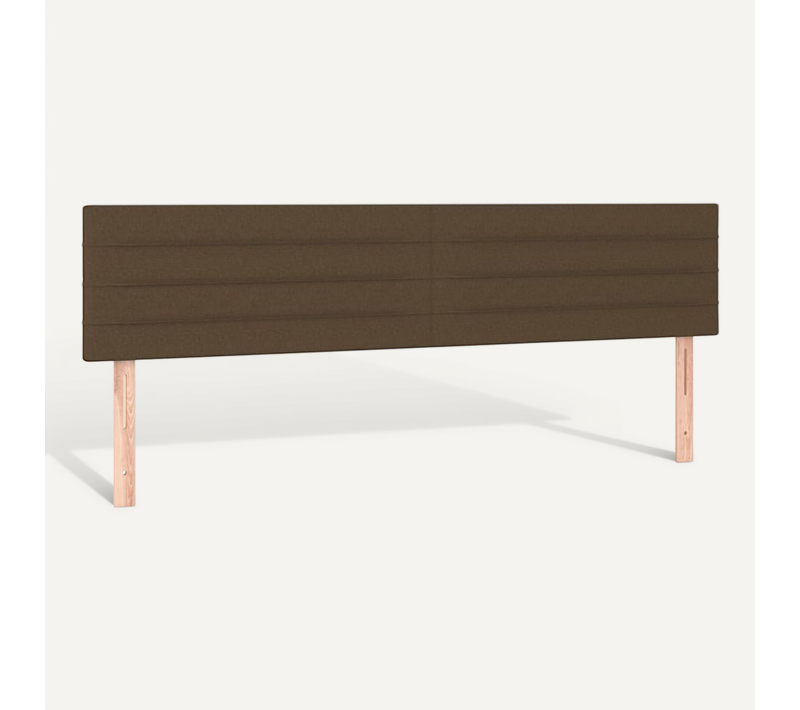 Têtes De Lit Marron Foncé 160 X 5 X 78/88 Cm Tissu