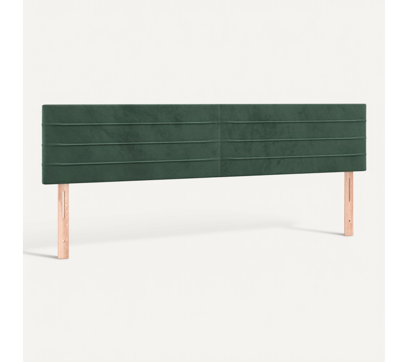 Têtes De Lit Vert Foncé 160x5x78/88 Cm Velours