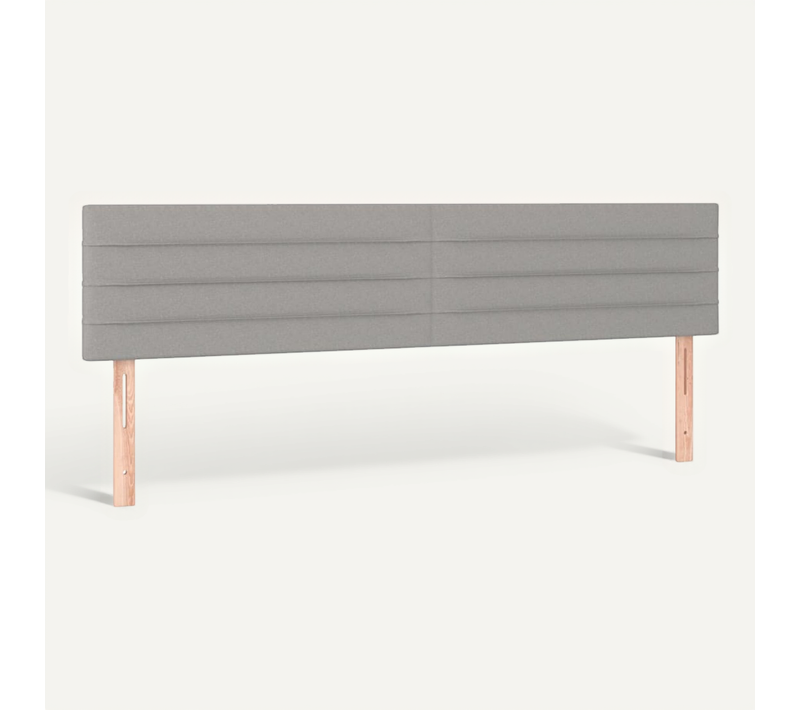 Têtes De Lit Gris Clair 180x5x78/88 Cm Tissu