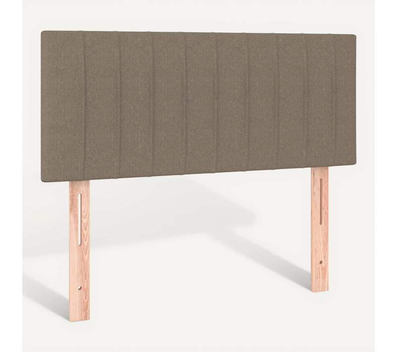 Tête De Lit Taupe 80x5x78/88 Cm Tissu