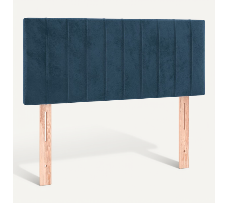 Tête De Lit Bleu Foncé 80x5x78/88 Cm Velours