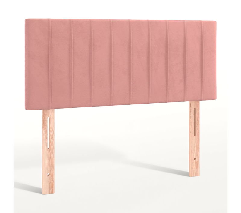Tête De Lit Rose 80x5x78/88 Cm Velours