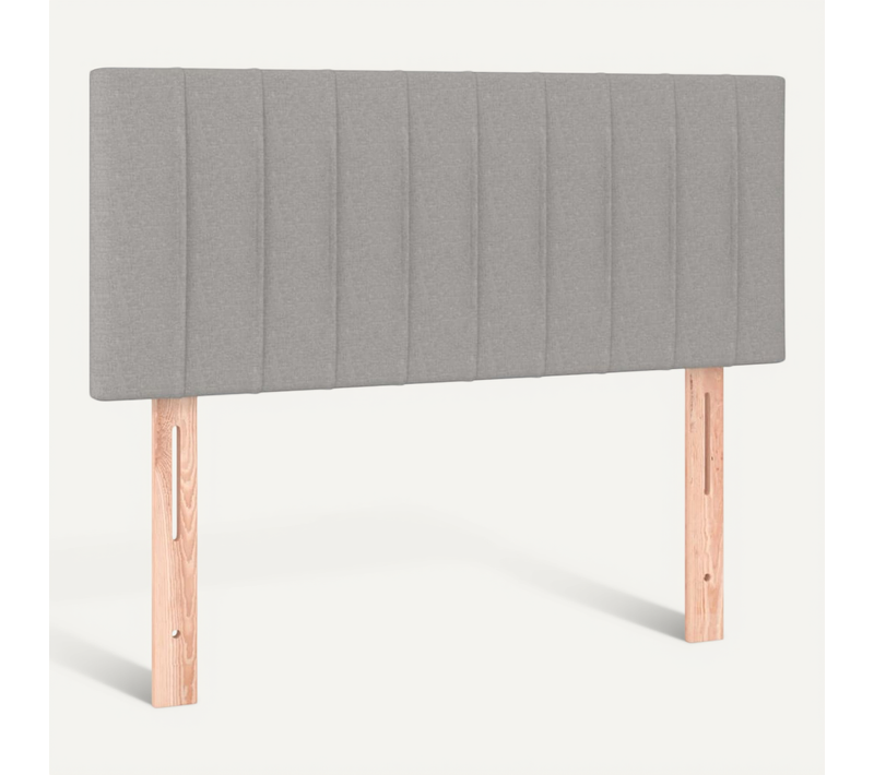 Tête De Lit Gris Clair 90x5x78/88 Cm Tissu