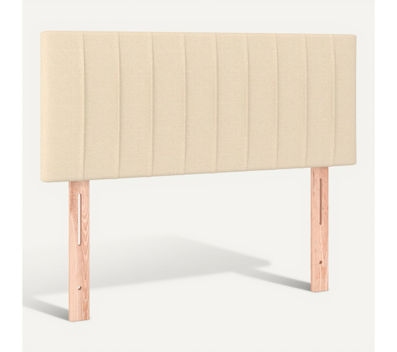 Tête De Lit Crème 90x5x78/88 Cm Tissu