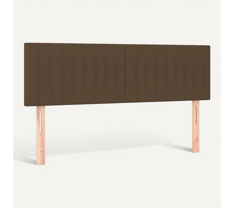 Têtes De Lit Marron Foncé 144 X 5 X 78/88 Cm Tissu