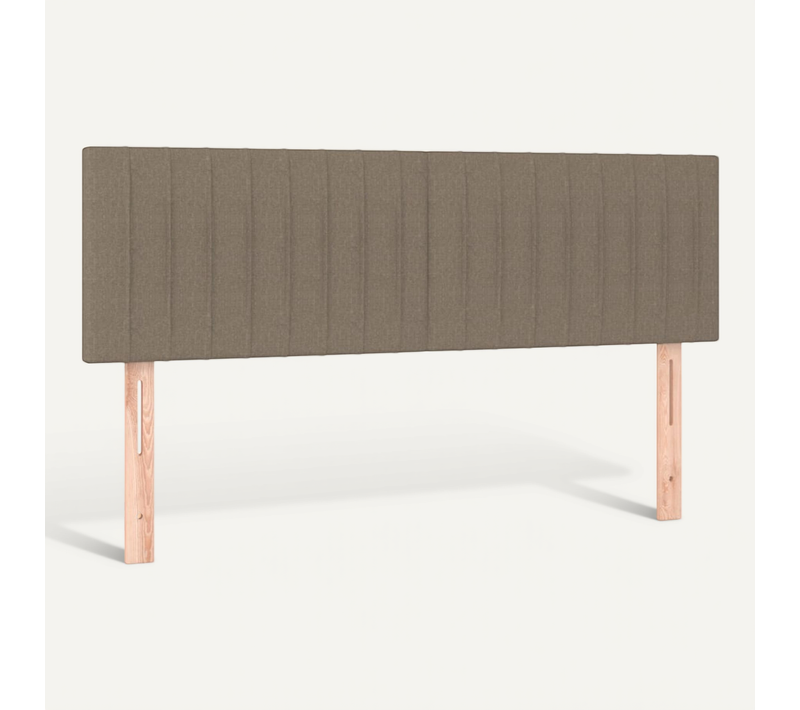 Têtes De Lit Taupe 144x5x78/88 Cm Tissu