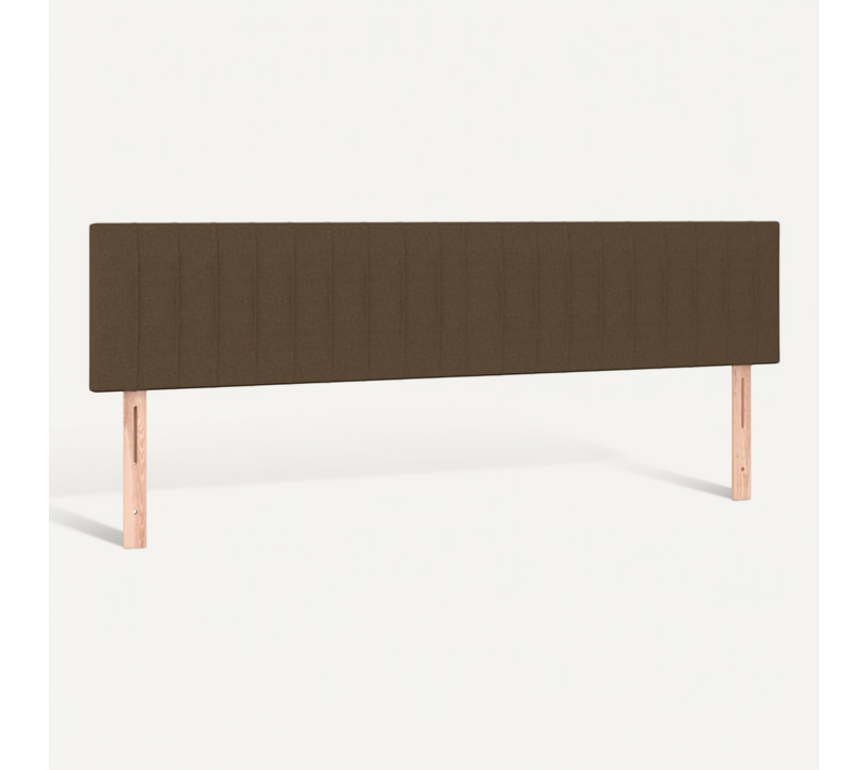 Têtes De Lit Marron Foncé 160 X 5 X 78/88 Cm Tissu