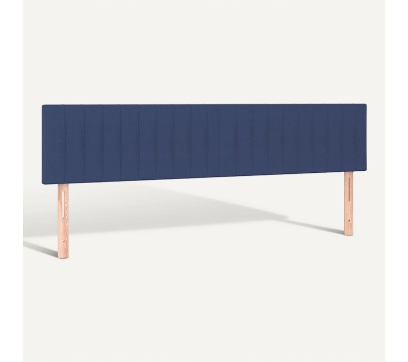 Têtes De Lit Bleu 180x5x78/88 Cm Tissu