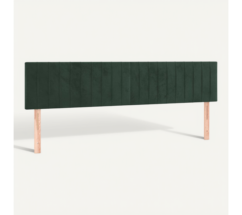 Têtes De Lit Vert Foncé 180x5x78/88 Cm Velours