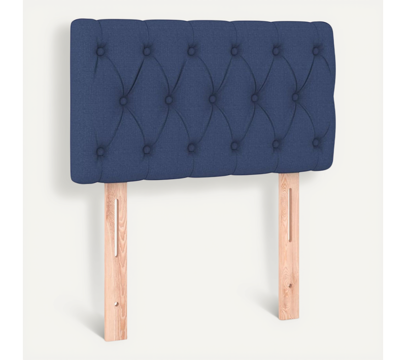 Tête De Lit Bleu 80x7x78/88 Cm Tissu