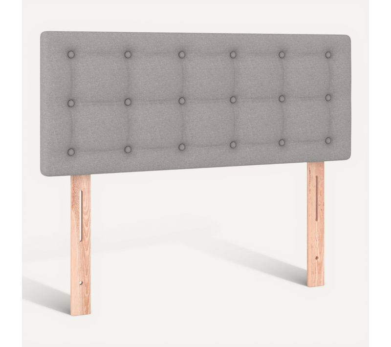 Tête De Lit Gris Clair 80x5x78/88 Cm Tissu