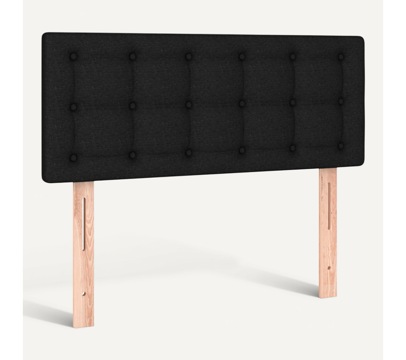Tête De Lit Noir 80x5x78/88 Cm Tissu