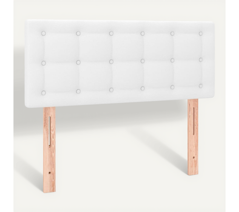 Tête De Lit Blanc 80x5x78/88 Cm Simili