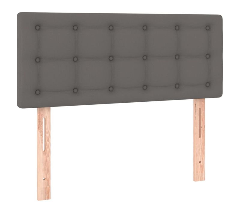 Tête De Lit Gris 80x5x78/88 Cm Simili