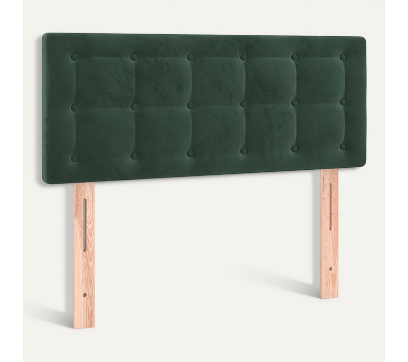 Tête De Lit Vert Foncé 80x5x78/88 Cm Velours