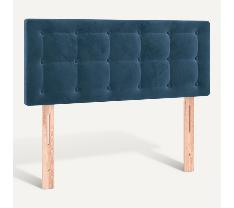 Tête De Lit Bleu Foncé 80x5x78/88 Cm Velours