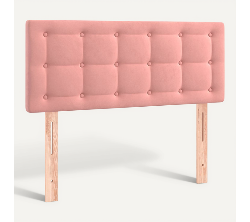 Tête De Lit Rose 80x5x78/88 Cm Velours