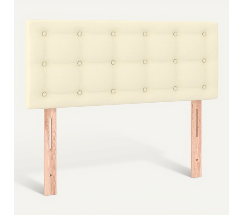 Tête De Lit Crème 90x5x78/88 Cm Simili
