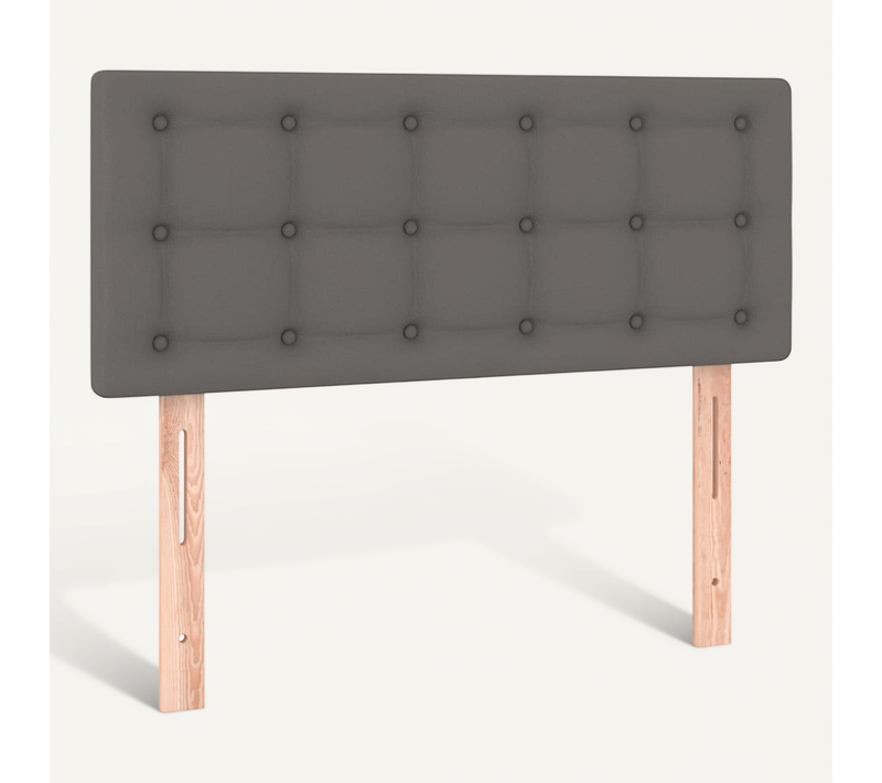 Tête De Lit Gris 90x5x78/88 Cm Simili