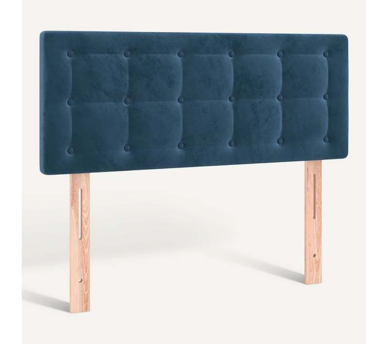 Tête De Lit Bleu Foncé 90x5x78/88 Cm Velours
