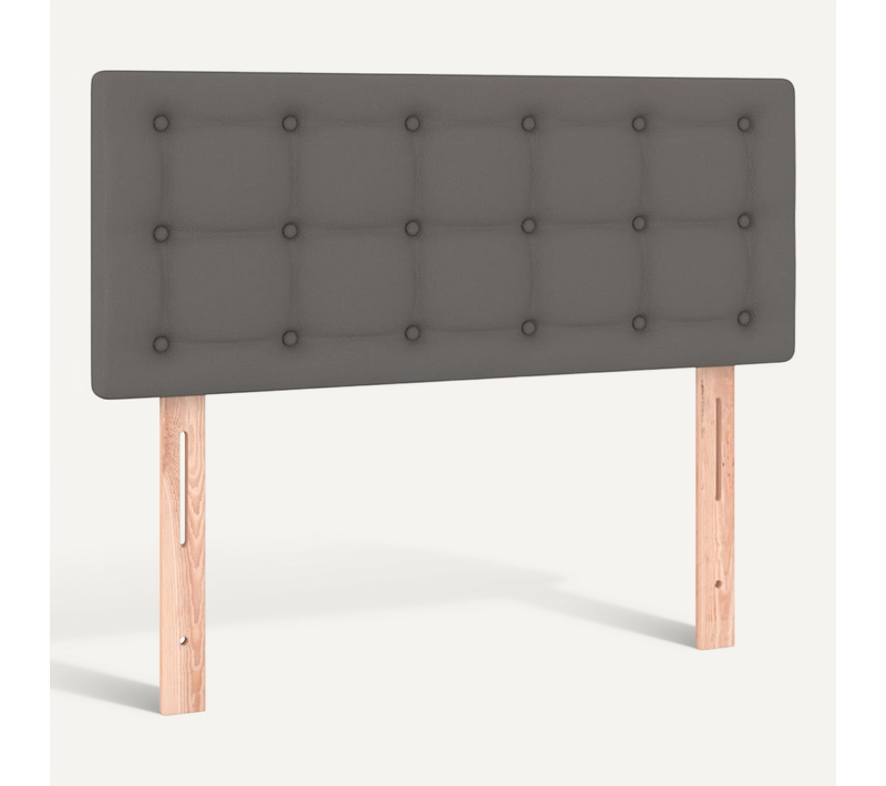 Tête De Lit Gris 100x5x78/88 Cm Simili