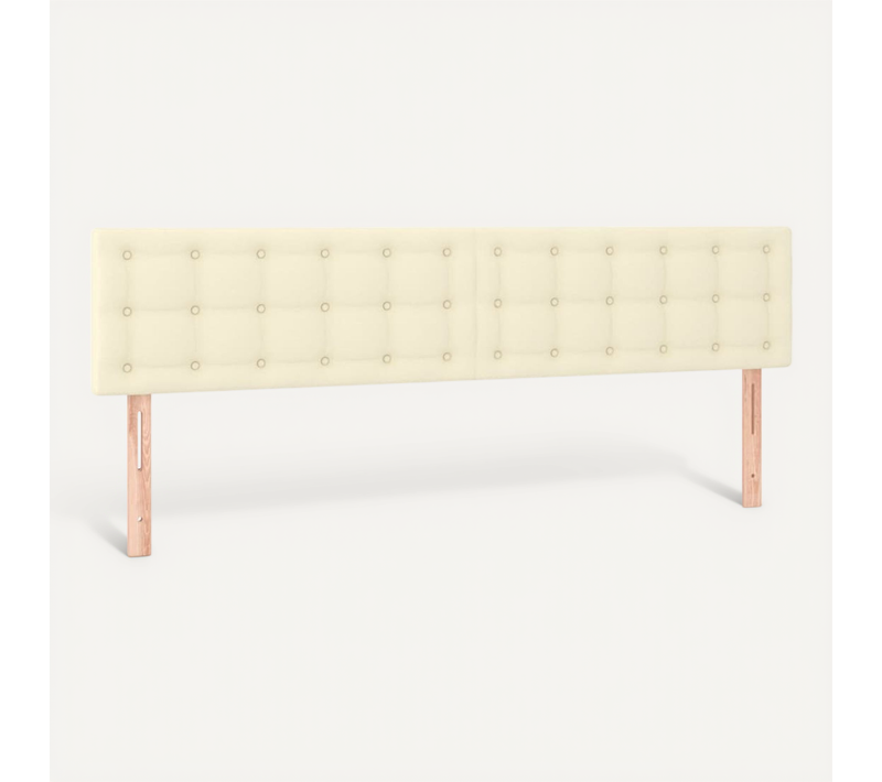 Têtes De Lit Crème 160x5x78/88 Cm Simili