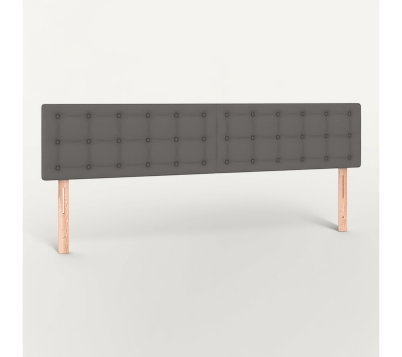 Têtes De Lit Gris 160x5x78/88 Cm Simili