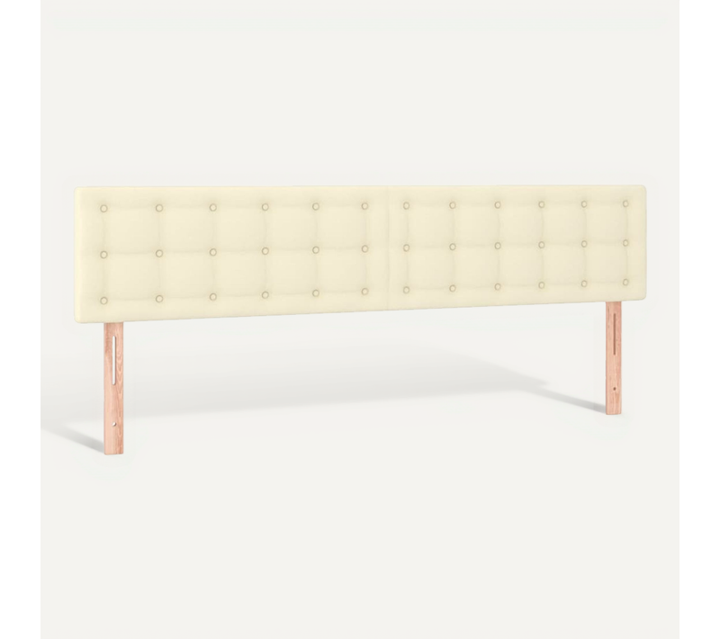Têtes De Lit Crème 180x5x78/88 Cm Simili