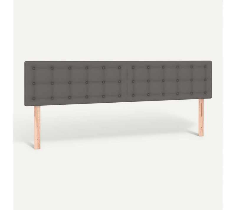 Têtes De Lit Gris 180x5x78/88 Cm Simili