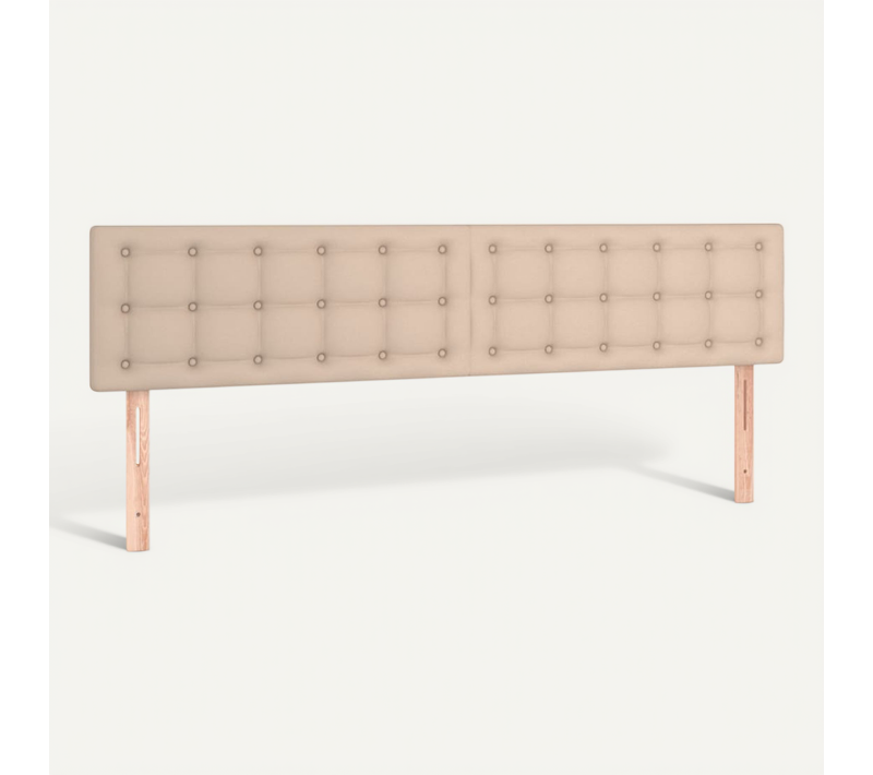 Têtes De Lit Cappuccino 180x5x78/88 Cm Simili