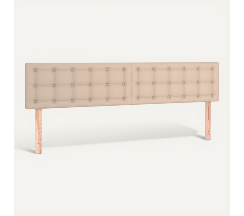 Têtes De Lit Cappuccino 200x5x78/88 Cm Simili