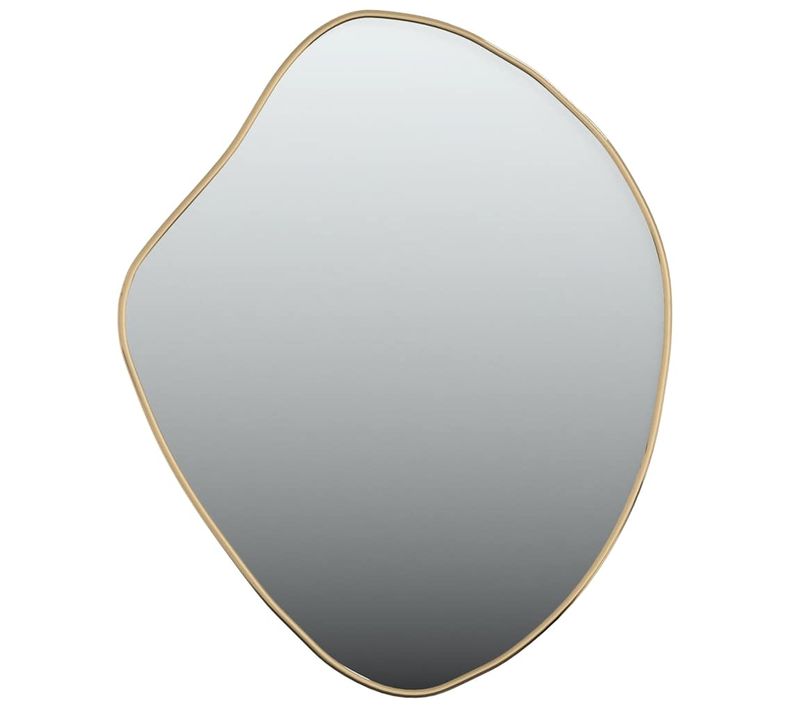 Miroir Mural Doré 60x50 Cm