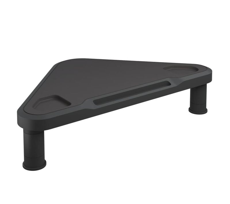 Support De Moniteur D'angle Noir 49x28x10,5 Cm