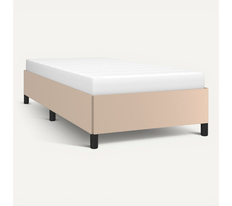 Cadre De Lit Sans Matelas Cappuccino 80x200 Cm Simili
