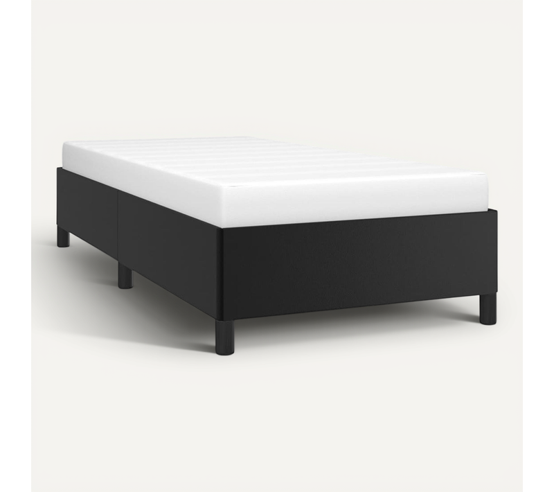 Cadre De Lit Sans Matelas Noir 90x190 Cm Simili