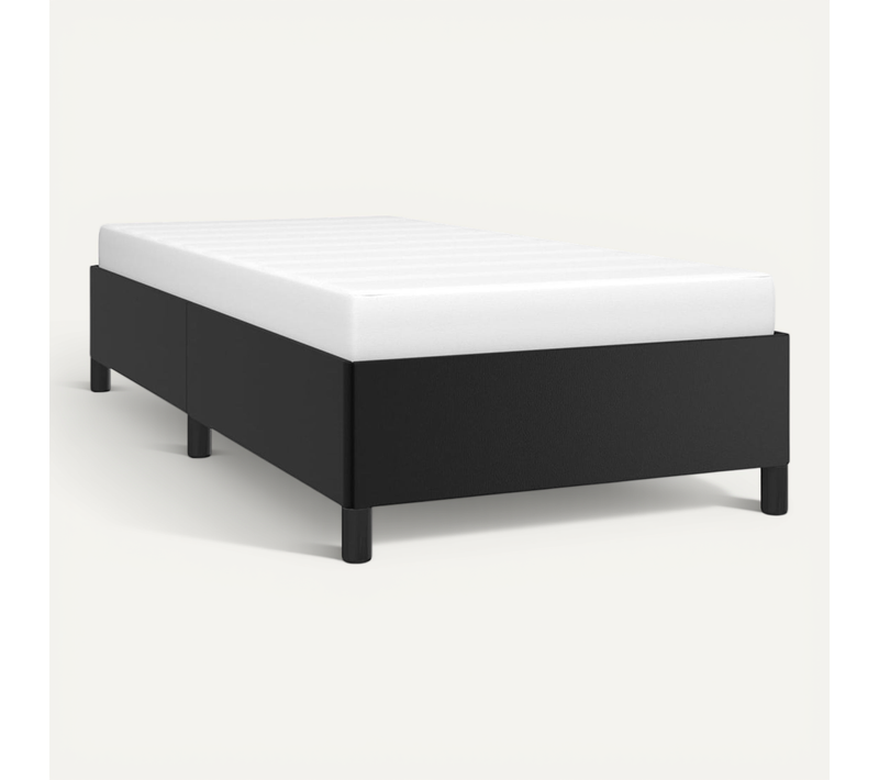 Cadre De Lit Sans Matelas Noir 100x200 Cm Simili