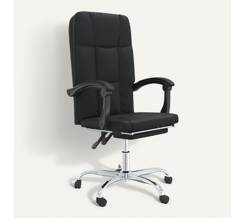 Fauteuil Inclinable De Bureau Noir Simili