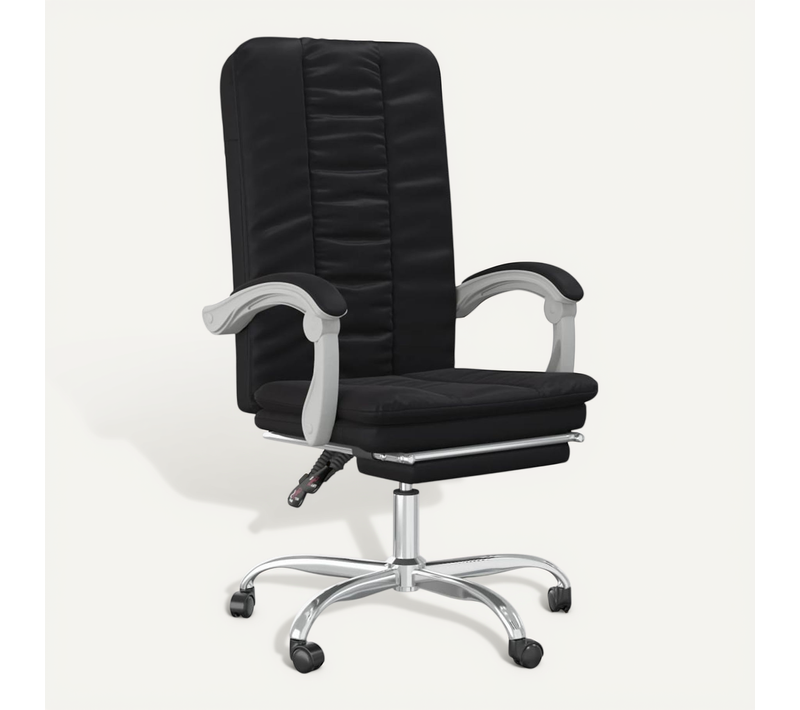 Fauteuil Inclinable De Bureau Noir Simili