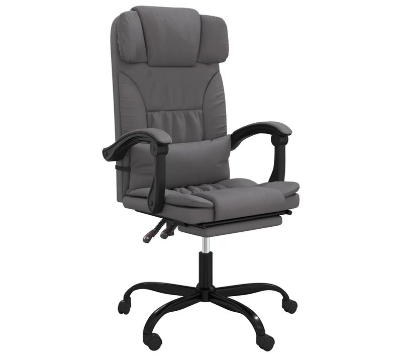 Fauteuil Inclinable De Bureau Gris Simili
