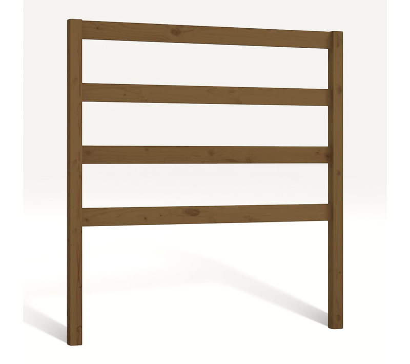 Tête De Lit Marron Miel 95x4x100 Cm Bois Massif De Pin