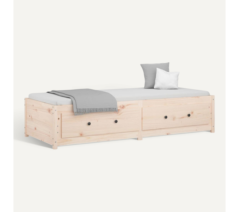 Lit De Jour 90x200 Cm Bois De Pin Massif
