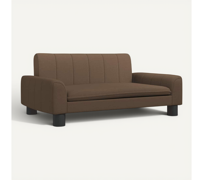 Lit Pour Chien Marron 70x45x30 Cm Tissu