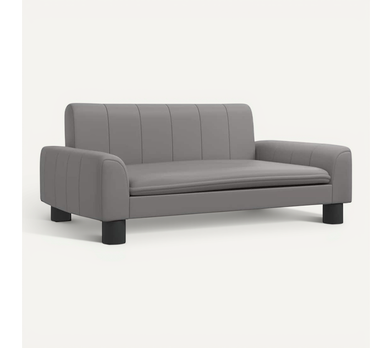 Lit Pour Chien Gris 70x45x30 Cm Simili