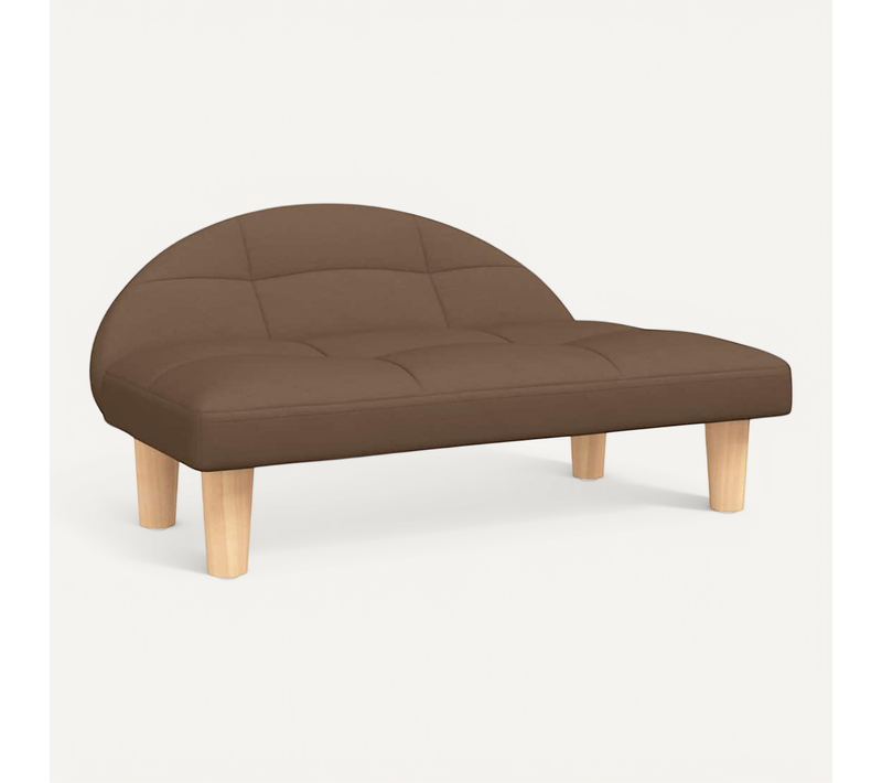 Lit Pour Chien Marron 70x52x30 Cm Tissu