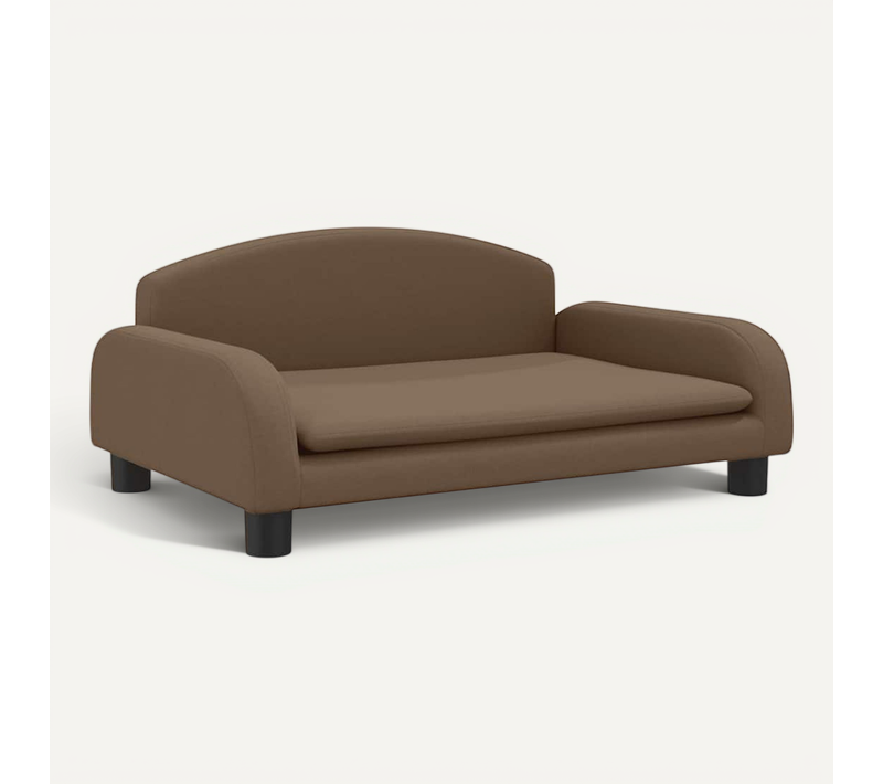 Lit Pour Chien Marron 70x45x30 Cm Tissu