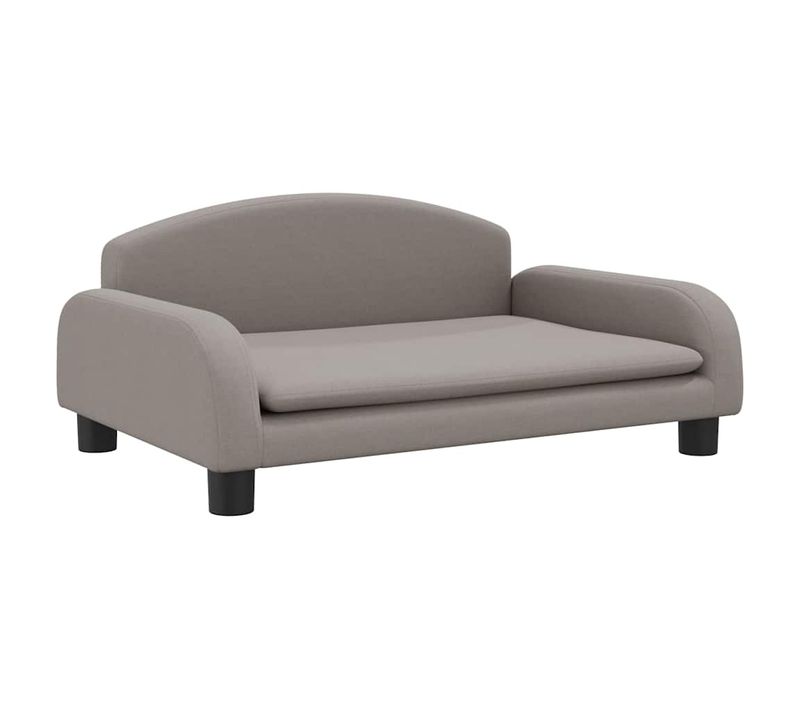 Lit Pour Chien Taupe 70x45x30 Cm Tissu