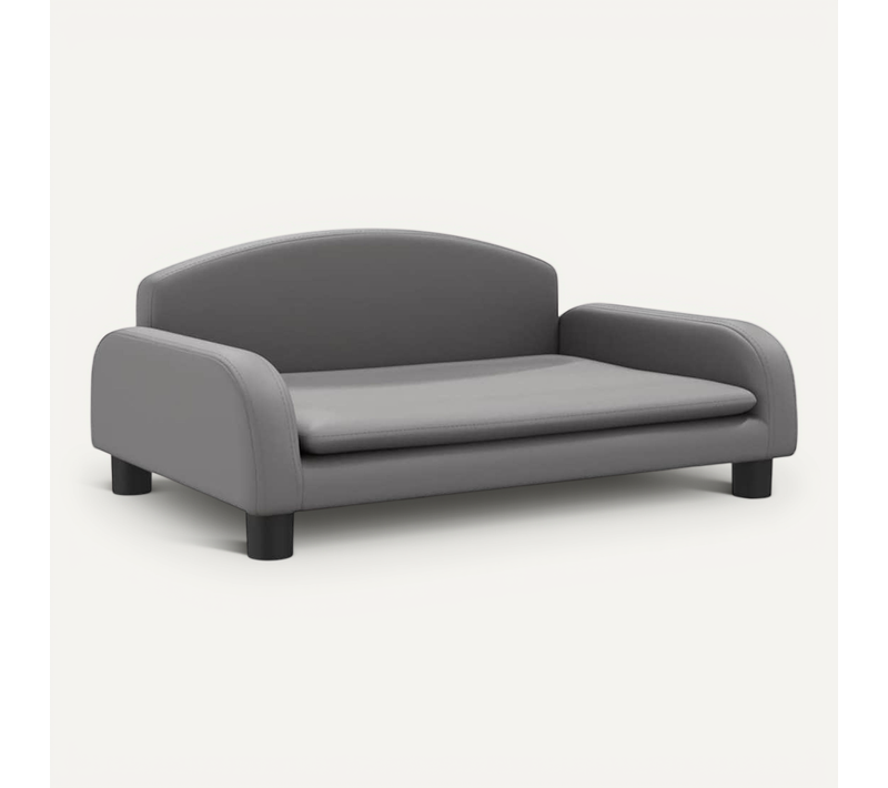 Lit Pour Chien Gris 70x45x30 Cm Simili