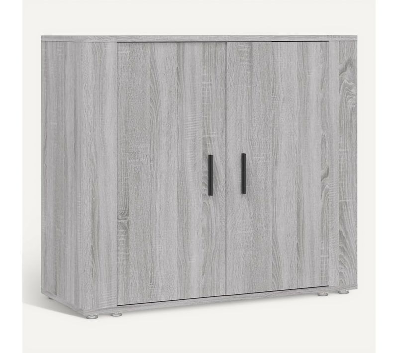 Buffet Sonoma Gris 80x33x70 Cm Bois Contreplaqué